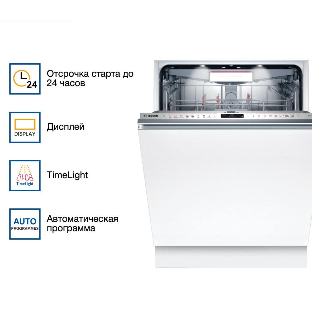 Встраиваемая посудомоечная машина Bosch SMV8YCX03E
