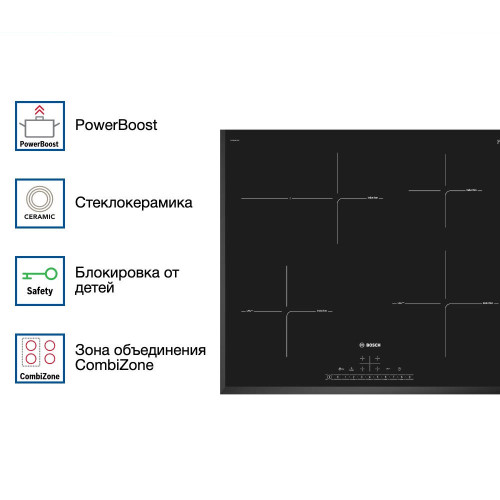 Индукционная варочная панель Bosch PIF651FC1E