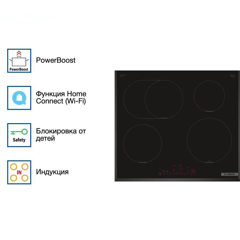 Индукционная варочная панель Bosch PIF651HC1E