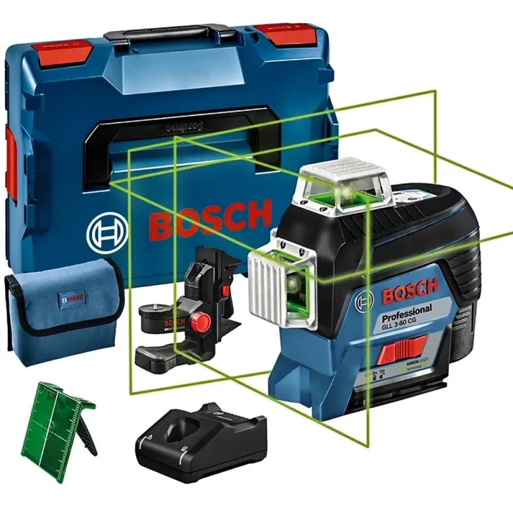 Bosch GLL 3-80 CG Professional лазерный уровень, 0601063T00