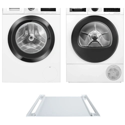 Комплект Bosch Serie 6 (WAU28Q1EPL, WQG24500BY, WTZ27400)